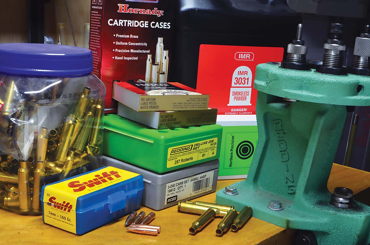 The wherewithal: Press, dies, brass, powder, bullets, primers – regardless of the situation, you will be shooting when others are not, and that’s never a bad thing.